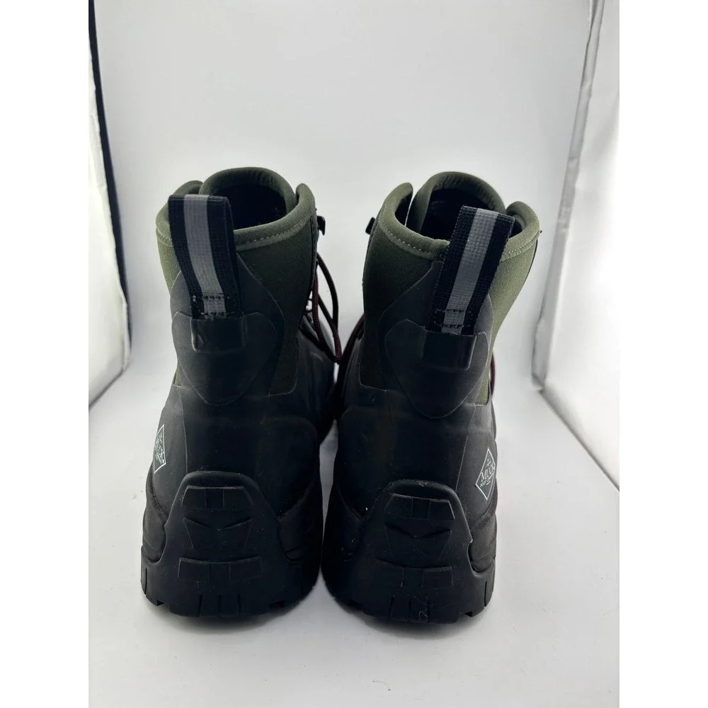 Muck Boot Company Apex Mid Waterproof Hiking Boots Mens 8 Black Olive 050021 HDI